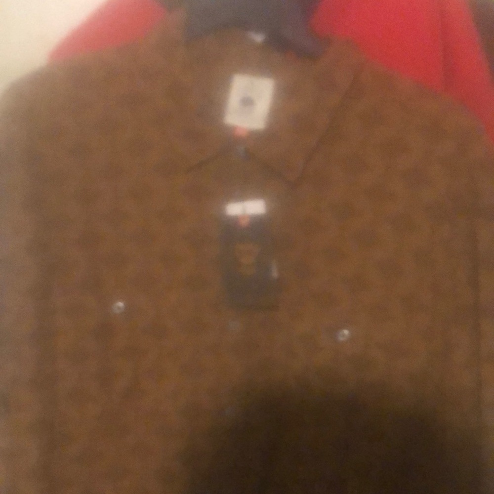 Copper oak long sleeve button up shirt